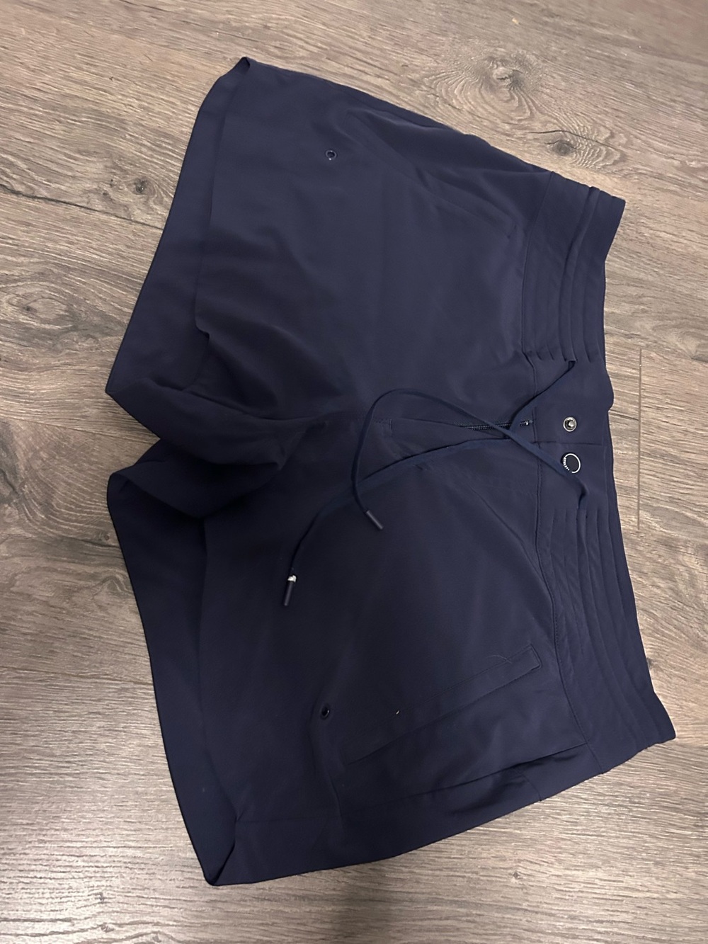 Athleta Men's Navy Athletic Shorts with Drawstring Waist